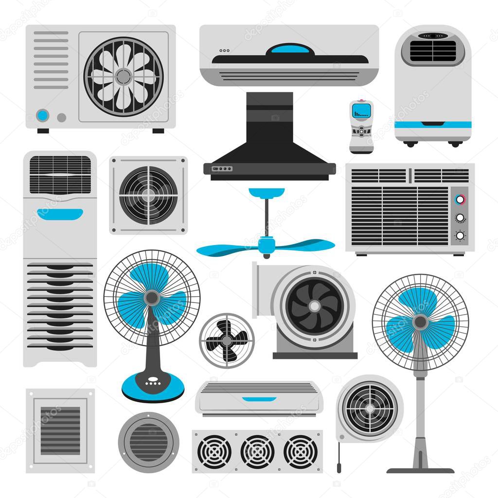 Fan and air conditioner ventilation and exhaust hood propeller