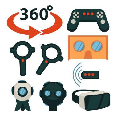 Aygıtları Oyunlar modern teknolojiler istasyonu joystick Vr gözlük ve denetleyicileri 360 görünürlük oyun gadget'lar panoramik 3 k kamera sanal gerçeklik aksesuarları ve öğeleri elektronik ekipman oynamak