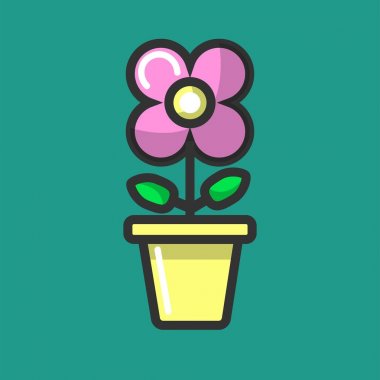 Kil saksı evde Çiçek kapalı bitki çiçeği vektör ekim ve boş zaman aktivitesi doğal ev dekorasyonu pembe tomurcuk pencere içi bahçe plantasyon büyüyen olarak kapalı çiçek ekimi.