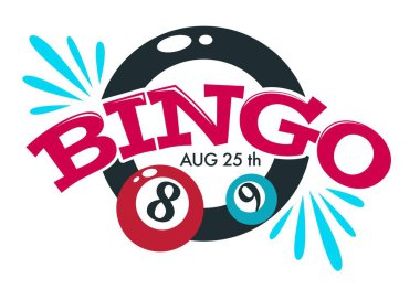 Casino kulübü kumar casino izole soyut simgeler