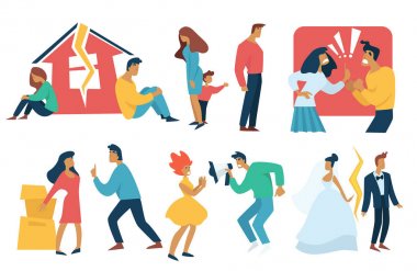 Boşanma aile tartışması karı koca ilişki sorunu