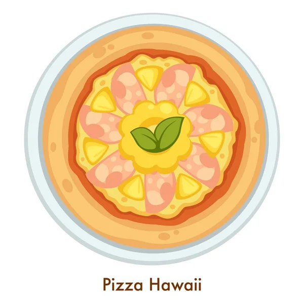 Italian food pizza Hawaii cuisine of Italy pastry dish