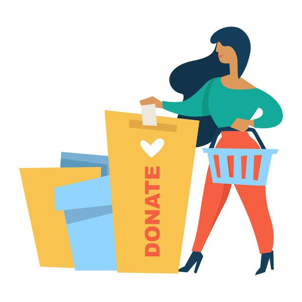 Пожертвования и благотворительность женщины пожертвования деньги чек финансовой помощи
