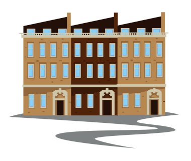 1900'lerin tarzı apartman veya konağıizole inşaat