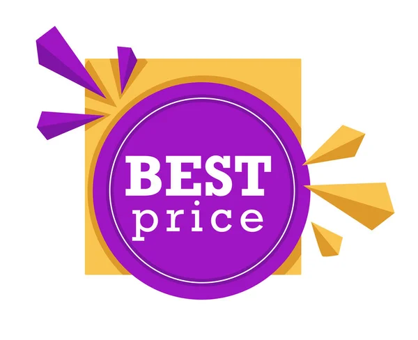 Preisschild Logo Shopping Isoliert Symbol Kauf Oder Verkauf Vektor Online — Stockvektor