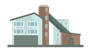 Kimya fabrikası veya tesisi, demir işçilik veya depo, sanayi bölgesi