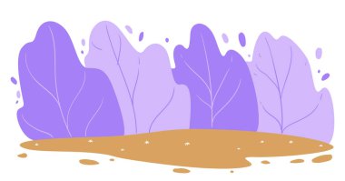 Rüzgarlı havada orman, açık hava manzarası, sakin manzara.