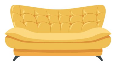 Ev ya da ofis içi için şık deri kanepe