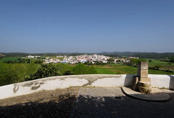 Aljezur Portugal April 2018 Panoramisch Uitzicht Van Stad Aljezur Aljezur — Stockfoto