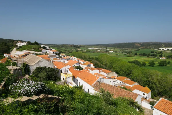 Aljezur Portugal April 2018 Panoramautsikt Över Aljezur Stad Aljezur Liten — Stockfoto