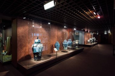 Lisbon, Portekiz - 04 Mayıs 2018: Sergisi antik Ulusal Müzesi Sanat, Lisbon, Portekiz. 