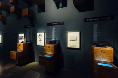 Gdansk, Polonya - 11 Mayıs 2018: İkinci Dünya Savaşı yaz, Gdansk, Polonya'nın Müzesi Buidling