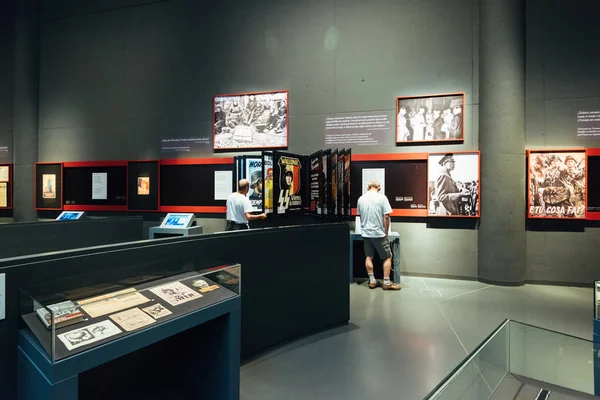 Gdansk Polônia Maio 2018 Visitantes Buidling Museum Second World War — Fotografia de Stock