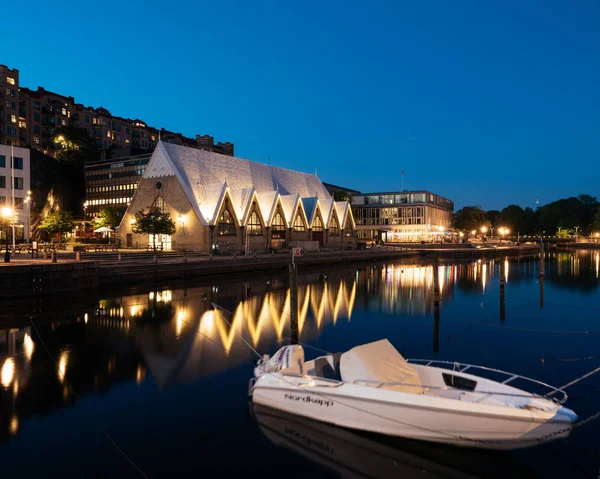 Gothenburg Švédsko Května 2018 Feskekorka Fish Church Rybí Trh Göteborgu — Stock fotografie