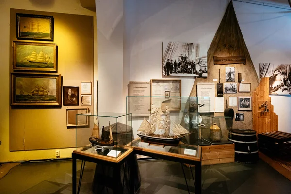 Göteborg, İsveç - 17 Mayıs 2018: Sergide Gothenburg akvaryum ve Deniz Müzesi.