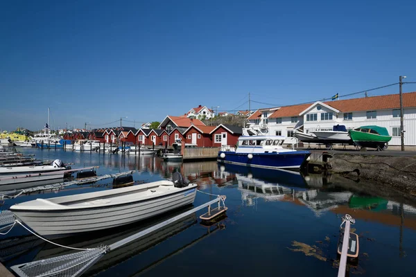 Göteborg Szwecja Maja 2018 Żaglówek Łodzi Motorowych Marinie Styrso Styrso — Zdjęcie stockowe