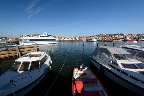 Göteborg Szwecja Maja 2018 Żaglówek Łodzi Motorowych Marinie Styrso Styrso — Zdjęcie stockowe