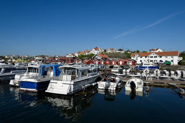 Gothenburg Svezia Maggio 2018 Barche Vela Barche Motore Nella Marina — Foto Stock