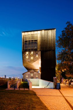 Krakow, Polonya - 23 Temmuz 2018: Krakow, Polonya da Tadeusz Kantor Cricoteka sanat belgelenmesi için Merkezi Binası