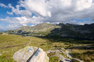 Polonya beş Vadisi göllerde yüksek Tatra Hiking Trail