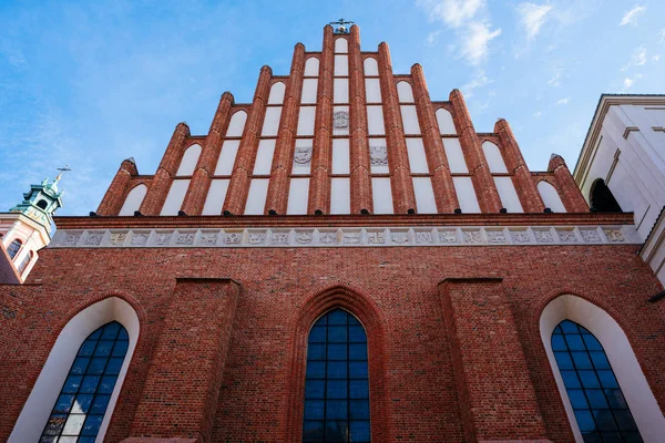 Città Vecchia Varsavia San Giovanni Arcicattedrale Santuario Nostra Signora Della — Foto Stock