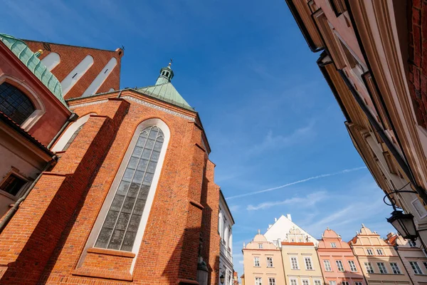 Varsovia Polonia Oct 2018 Catedral San Juan Casas Adosadas Antiguas —  Fotos de Stock
