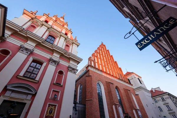 Cidade Velha Varsóvia Catedral São João Santuário Nossa Senhora Graça — Fotografia de Stock