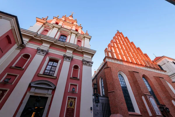 Oude Binnenstad Van Warschau John Kathedraal Het Heiligdom Van Onze — Stockfoto