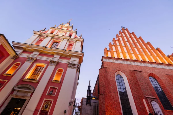 Cidade Velha Varsóvia Catedral São João Santuário Nossa Senhora Graça — Fotografia de Stock