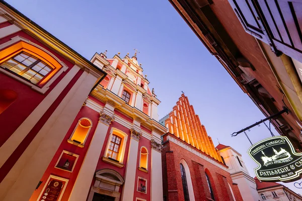 Cidade Velha Varsóvia Catedral São João Santuário Nossa Senhora Graça — Fotografia de Stock