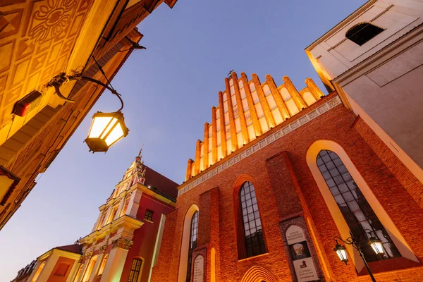 Ciudad Vieja Varsovia Catedral San Juan Santuario Nuestra Señora Gracia — Foto de Stock