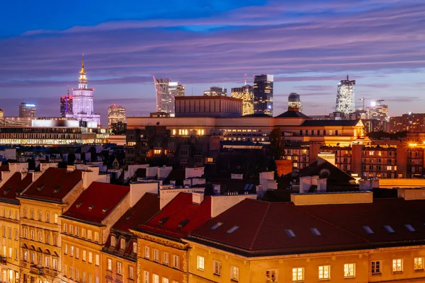 Varsóvia Polônia Outubro 2018 Rua Krakowskie Przedmiescie Cidade Velha Varsóvia — Fotografia de Stock