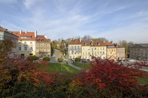 Βαρσοβία Πολωνία Νοεμβρίου 2018 Κτήρια Κατοικιών Στην Παλιά Πόλη Της — Φωτογραφία Αρχείου