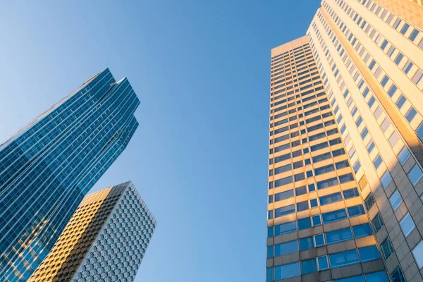 Defense Business Towers Distrito Financiero París Francia — Foto de Stock