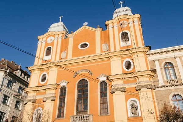 Iglesia Santísima Trinidad Cluj Napoca Rumania — Foto de Stock
