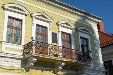 Cluj Napoca, Romania - 27 Oct, 2019: Janos Bolyai`s birth place and home in Cluj Napoca, Romania. 
