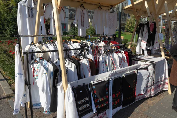 Cluj Napoca Roemenië Okt 2019 Folk Art Market Avram Iancu — Stockfoto