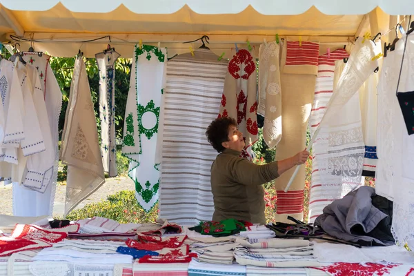 Cluj Napoca Roemenië Okt 2019 Folk Art Market Avram Iancu — Stockfoto