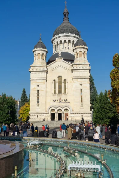 Cluj Napoca Rumania Oct 2019 Gente Asiste Misa Del Domingo — Foto de Stock