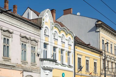 Cluj Napoca, Romania - 27 Oct, 2019: Old architecture in Cluj Napoca, Romania. 