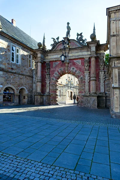 Portal of a castle Buckeburg Palace in Lower Saxony, Germany — Stock Photo, Image