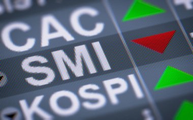 İsviçre piyasaları Endeksleri (SMI) İsviçre'nin mavi-chip borsa endeksi, 20 en büyük ve en sıvı İsviçre performans endeksi (ZPE) büyük - ve orta - cap stokları var. Aşağı.
