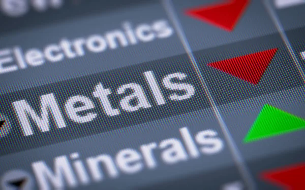 Metales Pantalla — Foto de Stock