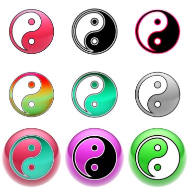 Ying-Yang. 3B Görüntü.