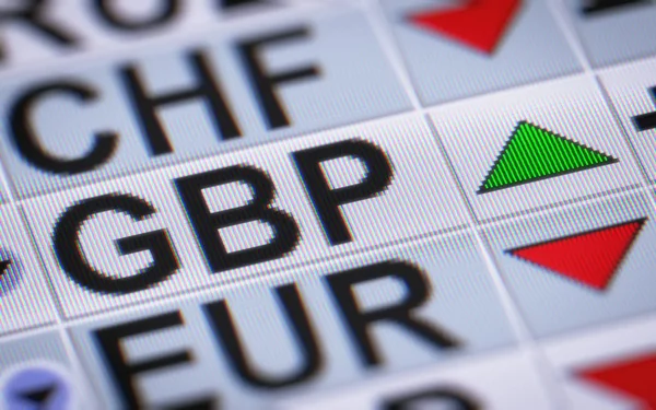 British Pound Screen — Stock Photo, Image