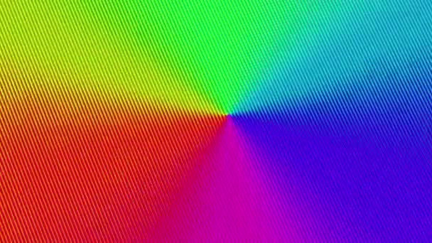 Espectro Color Una Pantalla Bucle — Vídeos de Stock