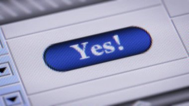Internet düğme tıklandığında imleç ile: iletişim, destek, güncelleştirme, seçenek, Evet, Hayır, üzerinde off, tıklayın, Porno, start, stop, video, ses, kariyer, aşk, sadece bunu, pes, teşekkür ederim, neden. 3s (90 kare her kısa filmdir ).