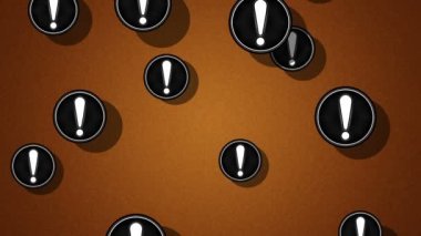 Uçan dikkat kutsal kişilerin resmi. Döngü. Alfa kanalı bulunur.