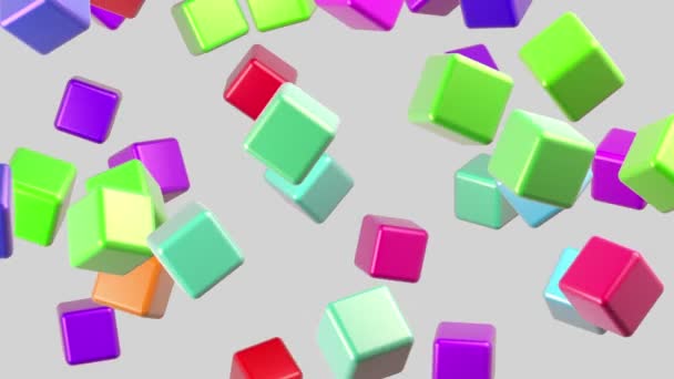 Des blocs volants. Boucle. Canal alpha inclus .