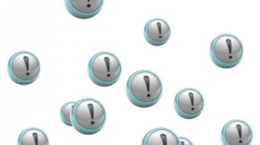 Düşen dikkat kutsal kişilerin resmi. Döngü. Alfa kanalı bulunur.